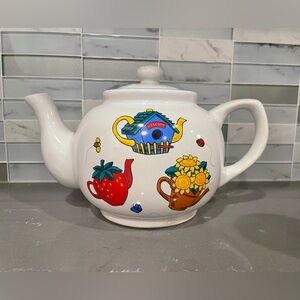 Vintage Garden Tea Party Set from Signature Floral Stoneware